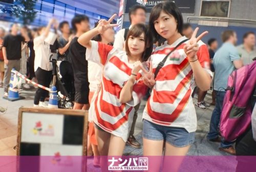 200GANA-2180 マジ軟派、初撮。 1398 ラグビーワールドカップで盛り上がる新宿で美女2人をホールド！！祝杯ムードからの乱交スクラムでまとめてトライ！！試合より熱いタッチダウンを彼女たちにキメるwww まり 22歳 OL(不動産関係)/みお 22歳 OL(不動産関係)