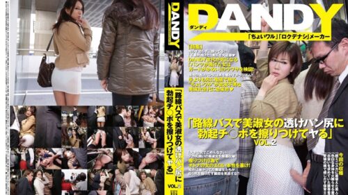 [Reducing Mosaic] DANDY-323 VOL.2 “Ru Ya Rubbing Ass Erection Po Ji ○ Pan Sheer Beauty Of The Lady In The Bus”