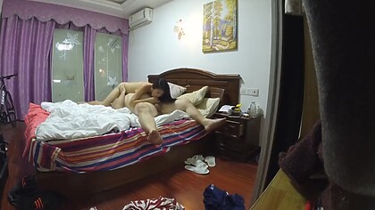 Fat guy fucking asian prostitute on hidden cam