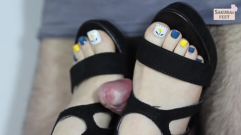 Sakurasfeet – Perfect Asian Toes In High Heel Sandals Get Licked Fucked And Cummed