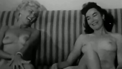 Miss January 1954 Margie Harrison with Barbara Lyles – Summer Night
