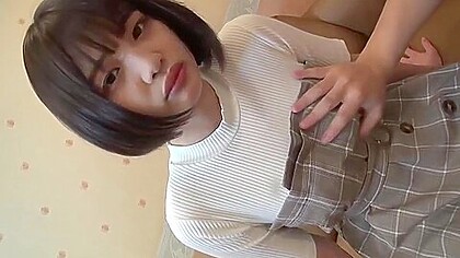 Japanese Black-haired Beauty With A Beautiful Body Has Creampie Sex After A Blowjob Uncensored P1