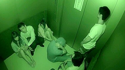Elevator Group Sex – Japanese Goes Wild P1