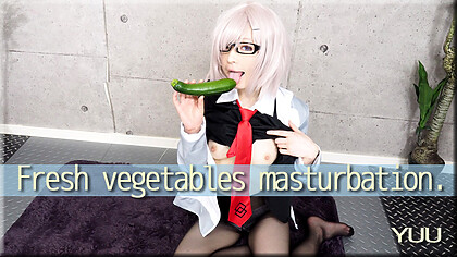Fresh vegetables masturbation. – Fetish Japanese Video