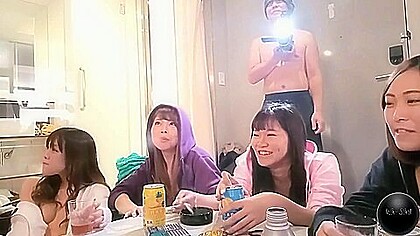 Nipponese Randy Spinners Group Hot Porn Clip