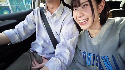 1-day Tokyo Outdoor Gokkun Date With M-boyfriend With Ena Satsuki