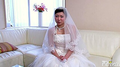 Lustful Asian Bride Breathtaking Porn